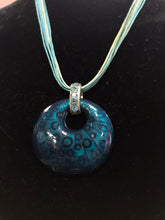 Load image into Gallery viewer, Teal Agogo Pendant Necklace